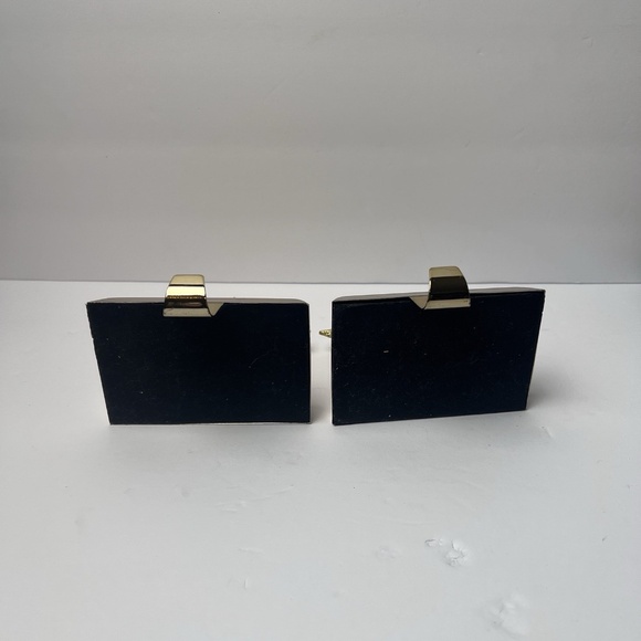 Set Of 2 Glitter Star Stocking Holder Gold Glitter Christmas Stocking Holders - Picture 10 of 12